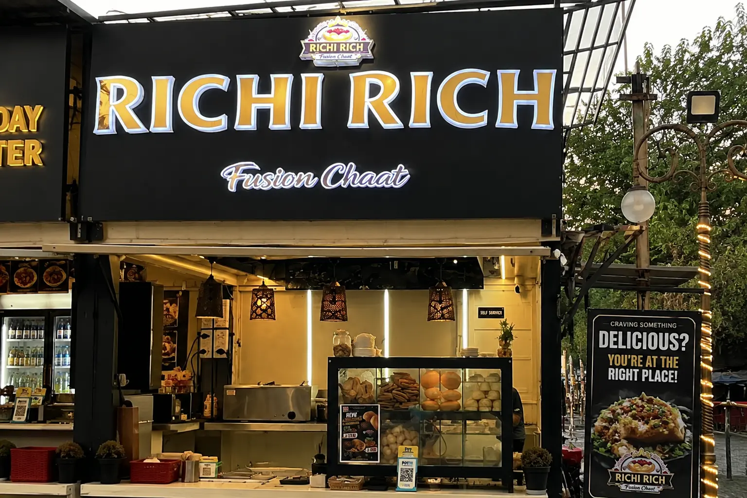 richi rich fusion chaat vivacity mall jagatpura jaipur