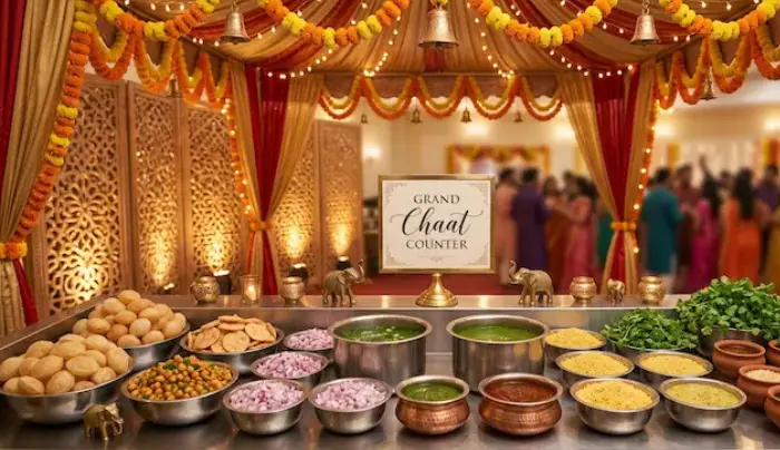 Chaat counter for events