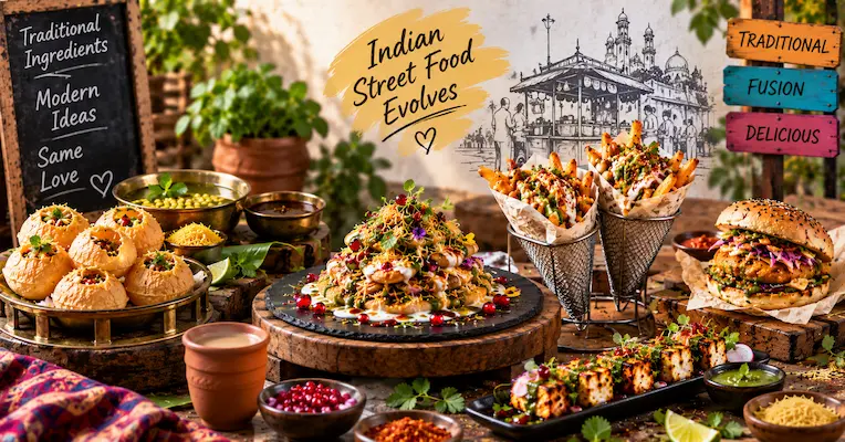 Indian Street Food Trends with traditional flavours and modern fusion ideas